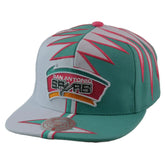 San Antonio Spurs NBA Shockwave Men's Snapback Hat by Mitchell & Ness
